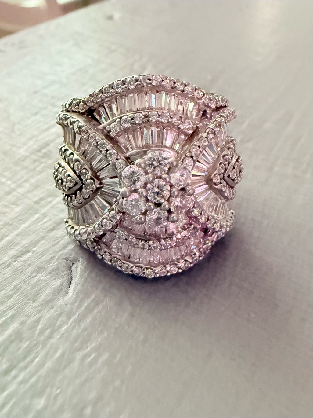 Samara Sjd 925 Sterling Silver Ring Size 8